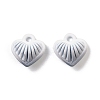 Spray Painted Alloy Pendants PALLOY-S038-15E-1