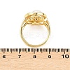 Brass Micro Pave Cubic Zirconia Finger Rings for Women RJEW-D340-02G-05-2