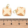 Brass Enamel Pendants KK-F933-16G-3