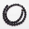 Natural Striped Agate/Banded Agate Bead Strands X-G-K166-13-8mm-05-2