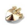 Real 18K Gold Plated Rack Plating Brass Micro Pave Clear Cubic Zirconia Pendants KK-C015-10G-01-3