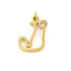 304 Stainless Steel Pendants LS-STAS-R137-01G-J-1