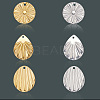 48Pcs 6 Styles 304 Stainless Steel Pendants STAS-BBC0007-62-6