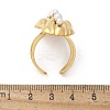 304 Stainless Steel Cuff Rings for Women RJEW-D302-02G-06-3