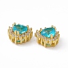 Rack Plating Brass Micro Pave Cubic Zirconia Beads KK-C007-12G-12-3
