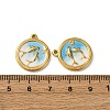 304 Stainless Steel Rhinestone Pendants STAS-L299-16G-03-3