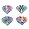 Ion Plating(IP) 201 Stainless Steel Pendants STAS-N098-241M-2