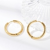 Ion Plating(IP) 304 Stainless Steel Hoop Earrings EJEW-P177-G-24-1