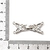 Brass Micro Pave Clear Cubic Zirconia Watch Band Clasps KK-A266-23P-3