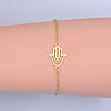 201 Stainless Steel Link Bracelets BJEW-T011-JN494-2-2