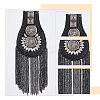 2Pcs Fashionable Alloy Tassel Epaulettes DIY-FH0007-13-4
