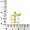 304 Stainless Steel Pendants STAS-R137-01G-B-3