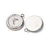 304 Stainless Steel Enamel Pendants X-STAS-P406-20P-2