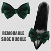 Detachable Ribbon Satin Bowknot Shoe Decoration AJEW-WH0502-33J-1