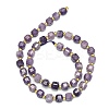 Natural Lepidolite/Purple Mica Stone Beads Strand G-I376-D34-01-2