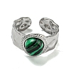304 Stainless Steel Open Cuff Rings RJEW-C079-18P-3