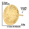 Flat Round Stainless Steel Stud Earrings for Women PJ9303-2-1