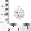 Brass Micro Pave Clear Cubic Zirconia Pendants ZIRC-I067-01A-3