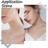 20Pcs Women's 304 Stainless Steel Curb Chain Necklaces Set STAS-SC0008-07-5