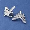 Brass Micro Pave Clear Cubic Zirconia Pendants KK-A236-11S-2