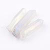 Electroplated Natural Quartz Crystal Graduated Beads Strands G-P315-A10-3