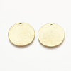 PVD Vacuum Plating 201 Stainless Steel Stamping Blank Tag Pendants LS-X-STAS-S076-12-2