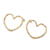 304 Stainless Steel Hollow Heart Stud Earrings EJEW-K268-55G-4
