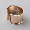 Alloy Grooved Bangles PALLOY-WH0001-87RG-2