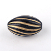 Oval Plating Acrylic Beads LS-X-PACR-Q102-128B-1