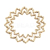 304 Stainless Steel Hollow Pendants STAS-Q313-02G-1