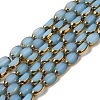 Electroplate Glass Beads Strands X-EGLA-P061-02B-02-1