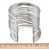 Spring 304 Stainless Steel Open Bangles for Women BJEW-K288-02A-P-2