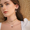 10Pcs 5 Styles Wood and Resin Pendants FIND-YW0008-21-6