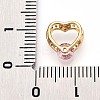 Brass Micro Pave Cubic Zirconia Charms KK-N261-19B-G-3