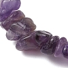 Natural AmethystChips Beaded Stretch Bracelets for Women BJEW-TA00557-01-3