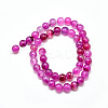 Natural Striped Agate/Banded Agate Beads Strands X-G-R003-01-2