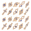 50Pcs 10 Style Alloy Links PALLOY-CJ0001-166-1