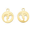 Ion Plating(IP) 201 Stainless Steel Pendants STAS-N098-229LG-1