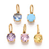 Ion Plating(IP) 304 Stainless Steel Rhinestone Pendants STAS-A104-15G-1