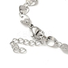 304 Stainless Steel Link Chain Bracelet Making STAS-K252-20B-P-3