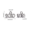 Tibetan Style Zinc Alloy Charms LS-PALLOY-I141-30AS-A-3