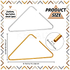 2Pcs 2 Colors Aluminum Alloy Clothing Hanger AJEW-FG0005-15-2