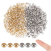 Unicraftale 600Pcs 2 Colors 304 Stainless Steel Spacer Beads STAS-UN0039-13-1