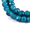 Handmade Gold Sand Lampwork Beads Strands LAMP-R141-10mm-26-3