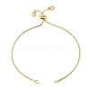 1MM Brass Box Chain Slider Bracelet Making MAK-K024-07G-1