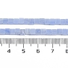 Dyed Synthetic White Jade Imitation Blue Lace Agate Beads Strands G-B129-A02-01-5