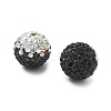 Gradient Color Design Polymer Clay Rhinestone Beads CLAY-NH0001-03B-2