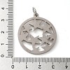 Non-Tarnish 304 Stainless Steel Pendants STAS-C086-05L-P-3