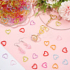 300Pcs Transparent Acrylic Bead Frames TACR-SP0001-31-3