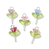 Glass Pendants PALLOY-JF03420-02-1